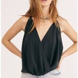 NWT free people All Mine black Tank sz Med